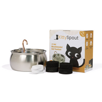 KittySpout™ 4L Stainless Steel Cat Water Fountain