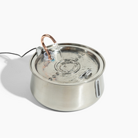 KittySpout™ 4L 2.0 Stainless Steel Cat Water Fountain