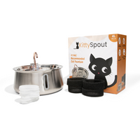 KittySpout™ 4L 2.0 Stainless Steel Cat Water Fountain