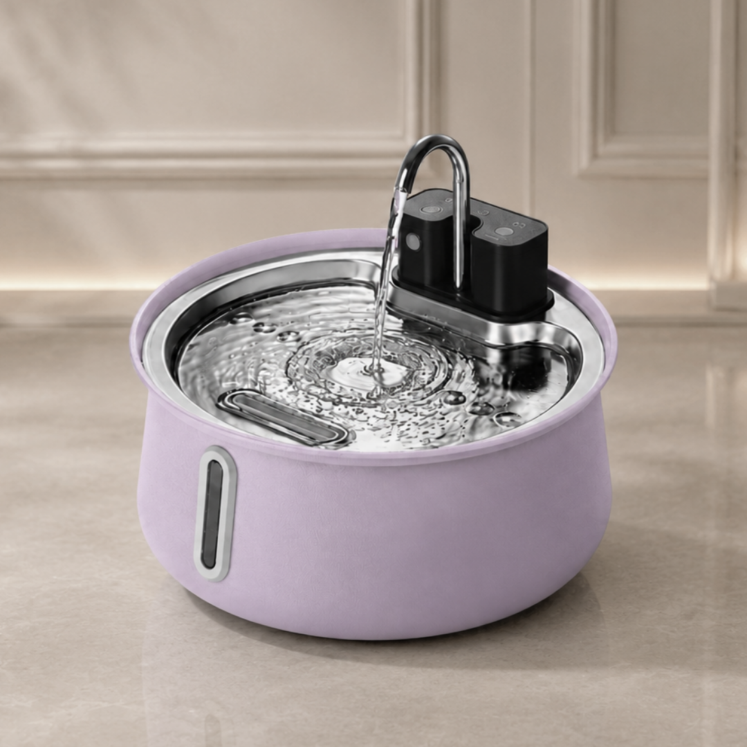 KittySpout™ Wireless Stainless Steel Cat Water Fountain 2.0